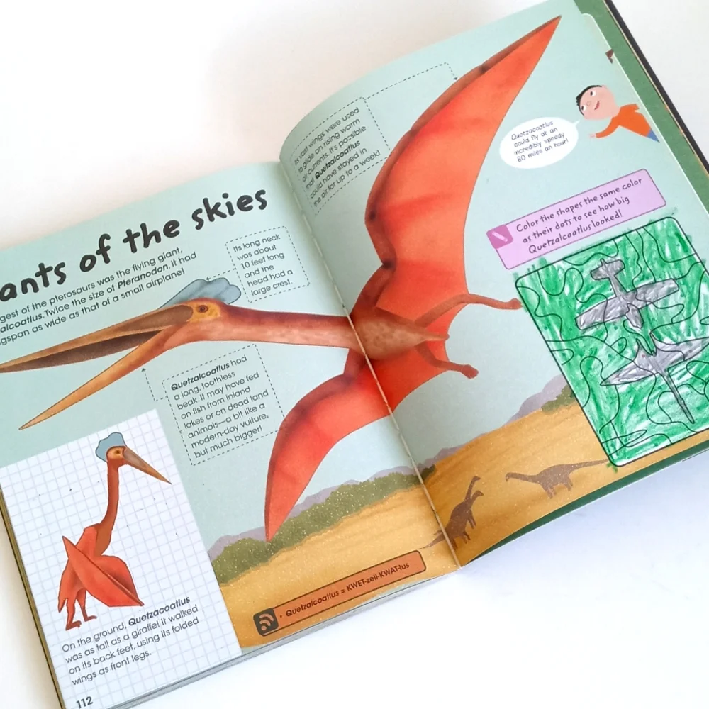 Travel Back Through Time To The Land Of Dinosaurs Discovery Kids Activity Book